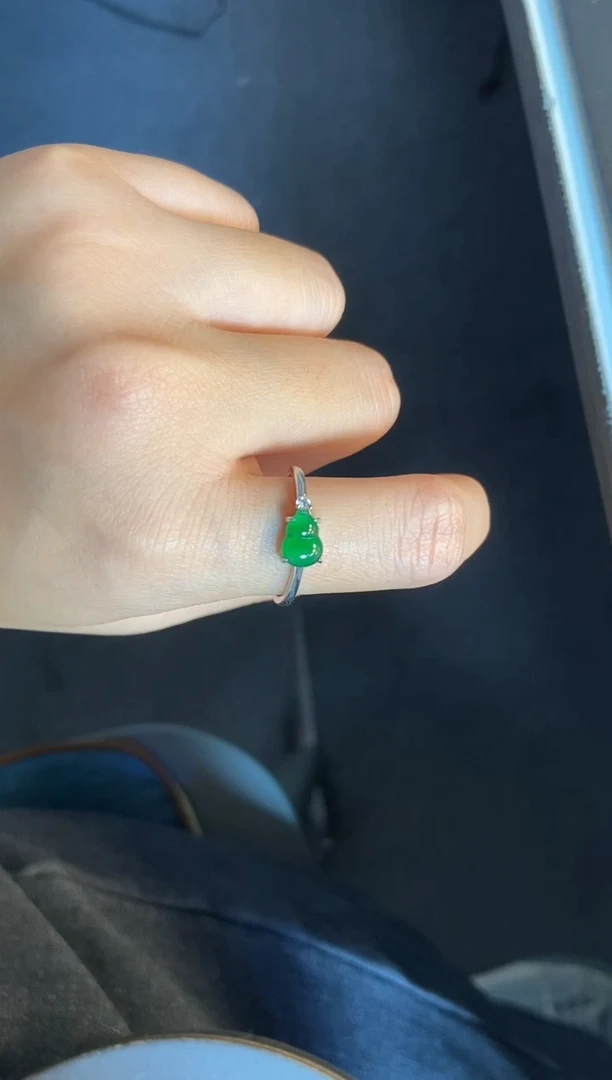 吊坠(不含链)银S925镶嵌翡翠1