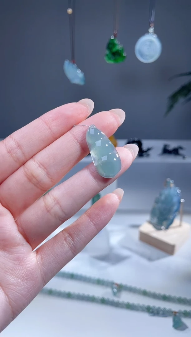 【闪购商品】翡翠颈饰未镶嵌天然A货翡翠豆子多样性发1