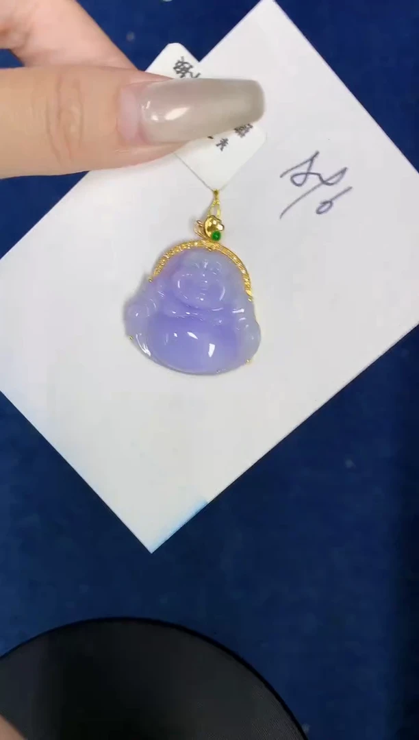 【闪购商品】翡翠颈饰18K金镶嵌00000000000