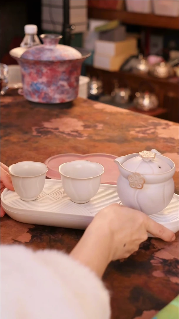 【闪购商品】陶瓷茶具（无礼盒无茶盘）@@A11124