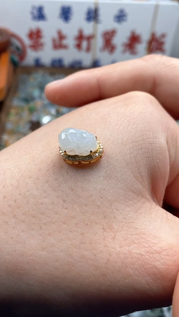 【闪购商品】翡翠颈饰未镶嵌哥哥