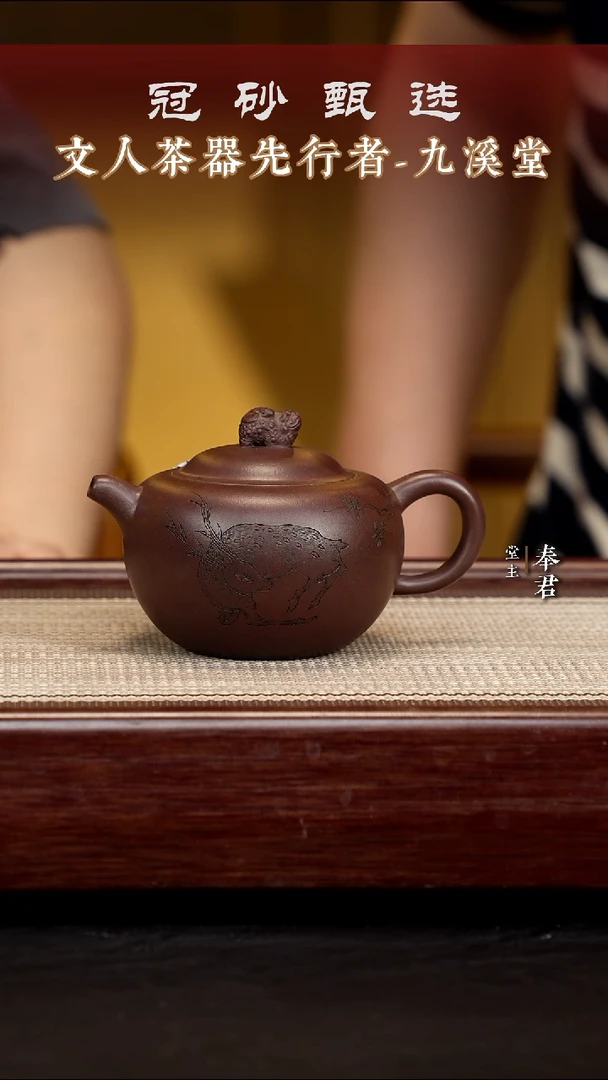 茶壶紫砂九溪堂壶12