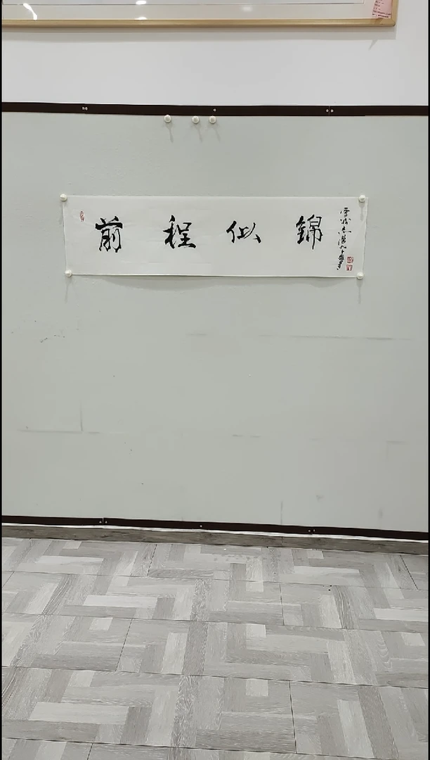 书法于志学 前程似锦  4平尺
