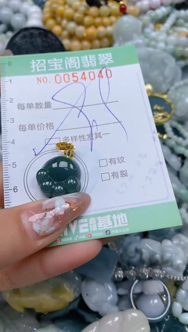 【闪购商品】翡翠颈饰未镶嵌闪购商品0054040多样性发其一