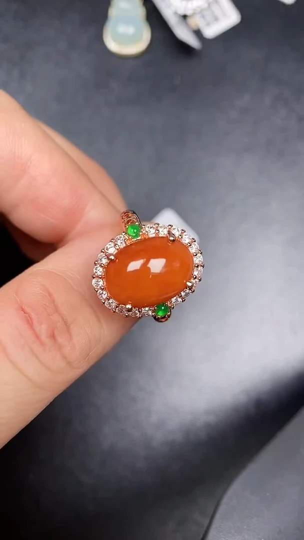 银S925镶嵌戒指翡翠1940