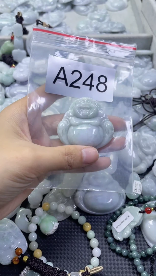 颈饰未镶嵌翡翠A248