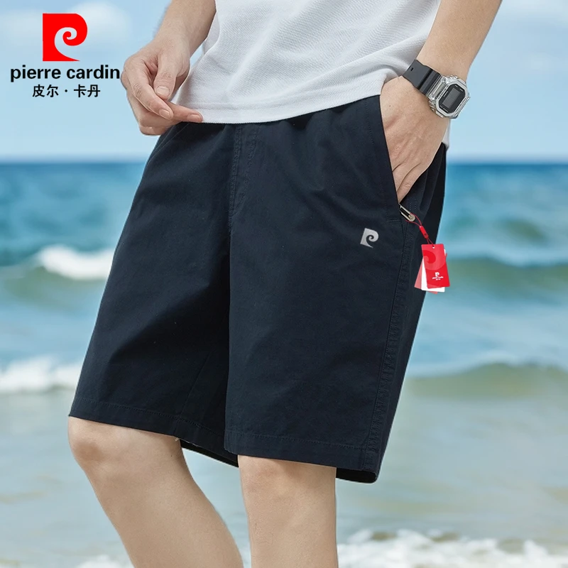 皮尔卡丹【反季清仓】断码男士薄款纯棉休闲短裤运动潮流五分裤