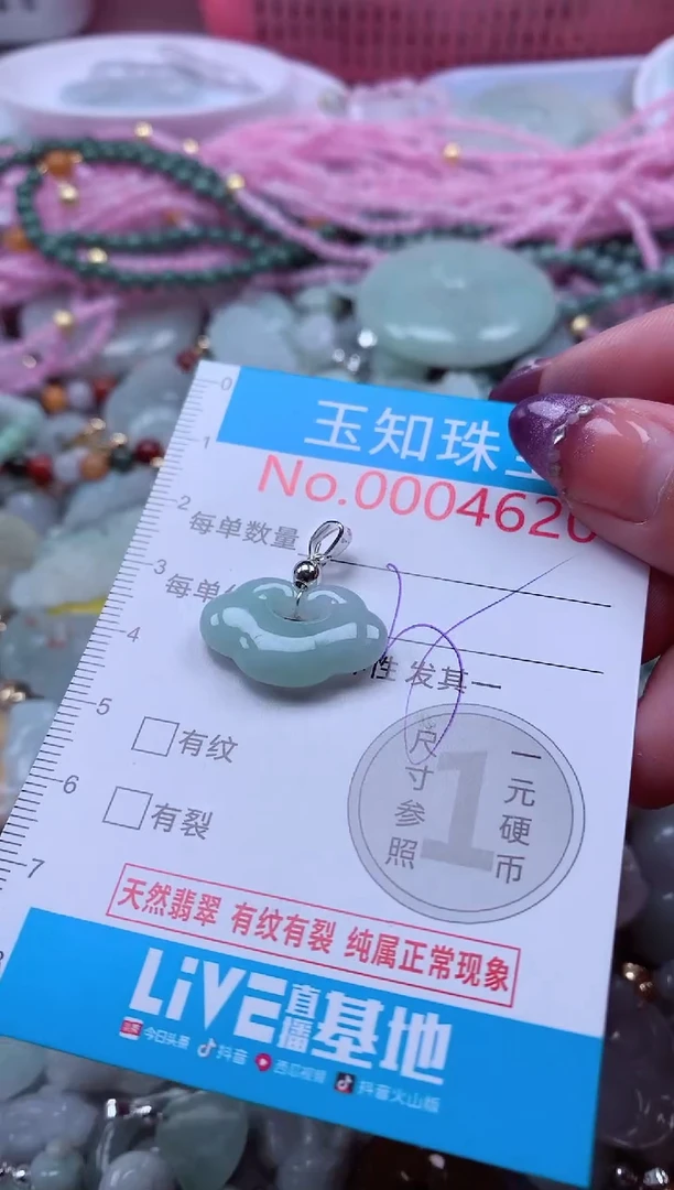 翡翠未镶嵌吊坠(不含链)4620
