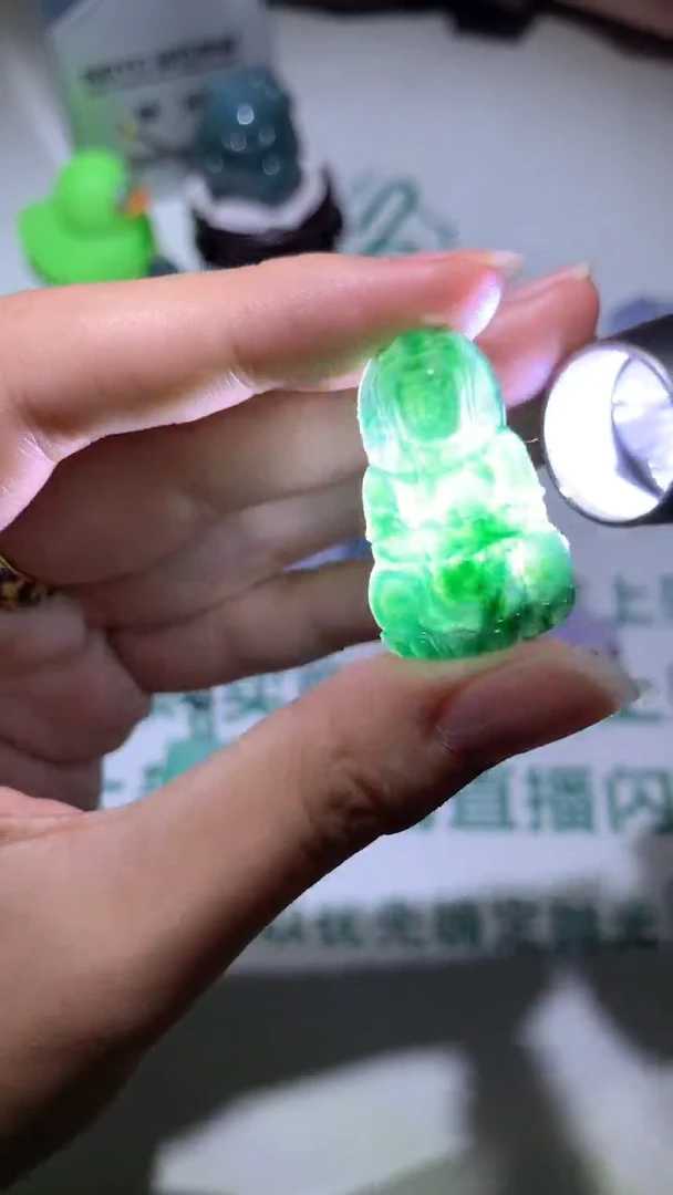 未镶嵌定制翡翠想***~-毛货不退不换-