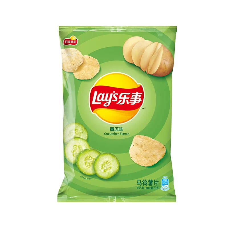 70g乐事薯片黄瓜味