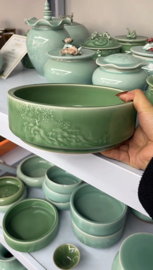 瓷特价福利 微瑕 慧仙青瓷