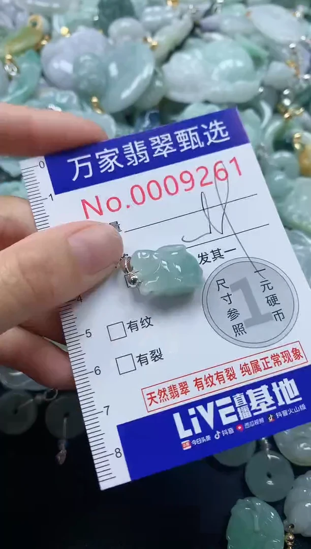 吊坠(不含链)未镶嵌翡翠9261