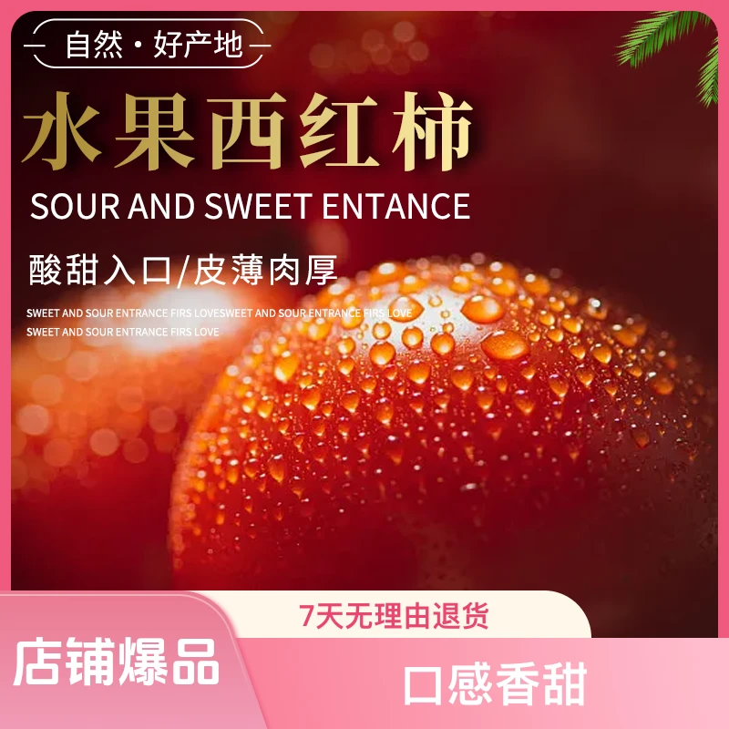 新鲜水果西红柿自然好产地新鲜发货