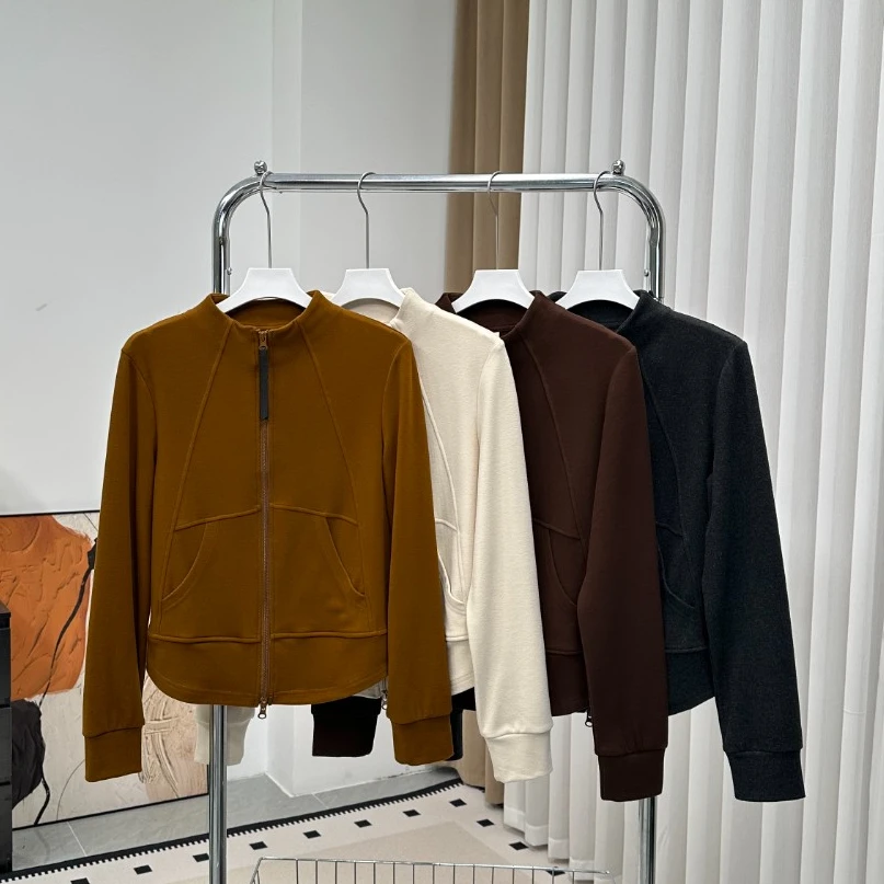 「双面澳绒 保暖发热」立领拉链衫 冬季休闲百搭显瘦内搭打底衫T185