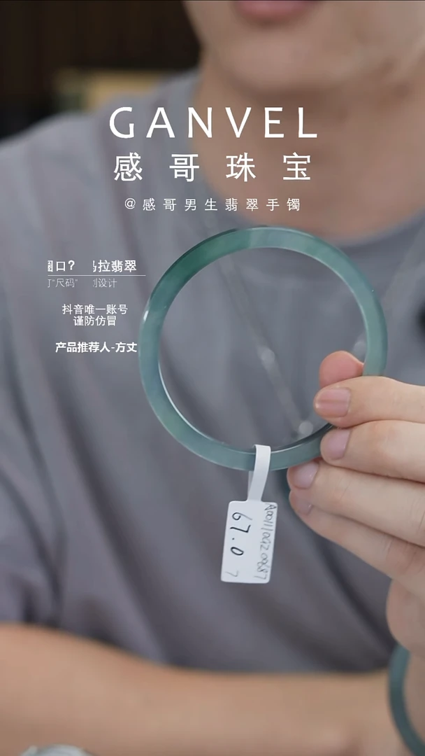 未镶嵌手镯翡翠67.07