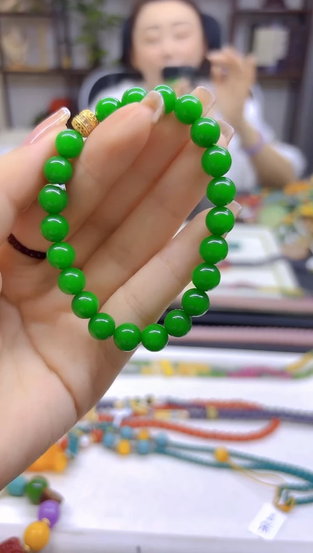 未镶嵌手链翡翠DIY款S489