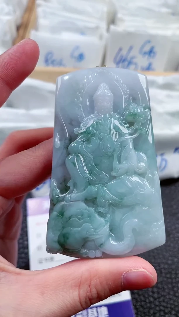 【闪购商品】翡翠颈饰未镶嵌00001157普贤