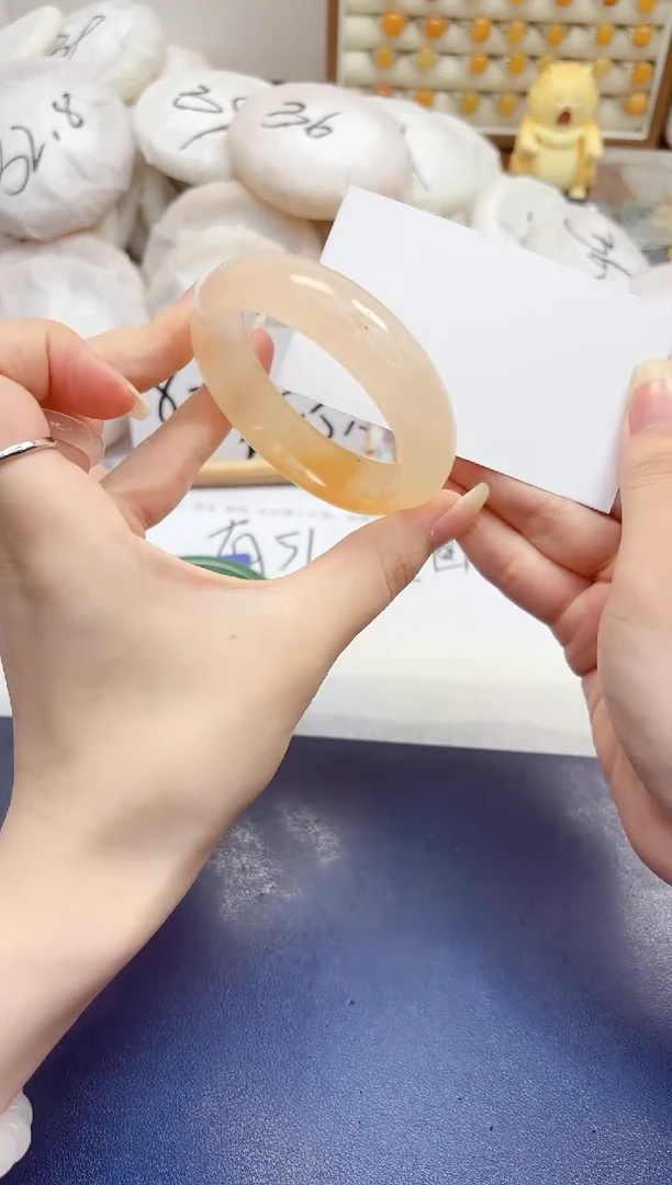 石英质玉手镯未镶嵌169-财气镯-圈口56