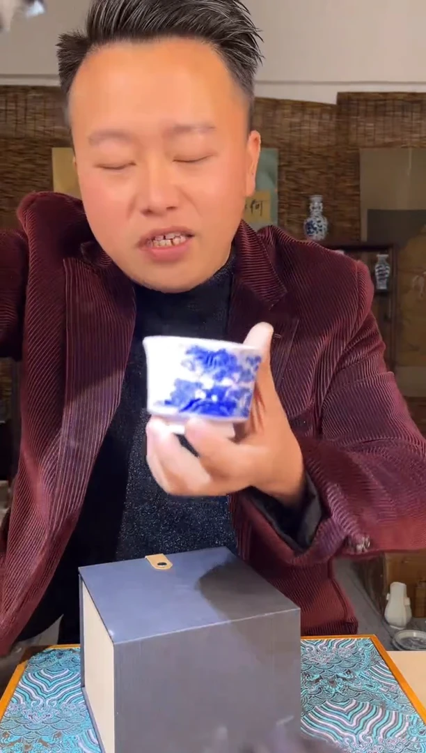 摆件瓷景德镇陶瓷摆件B765带礼盒