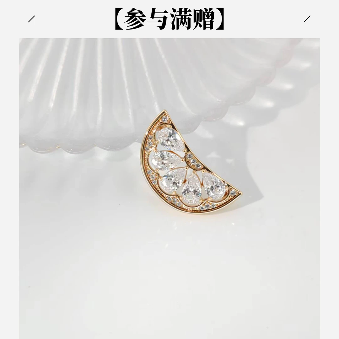 XUPING/旭平首饰 合金合成锆石胸针 【潘生福利】 GDJ X001031073