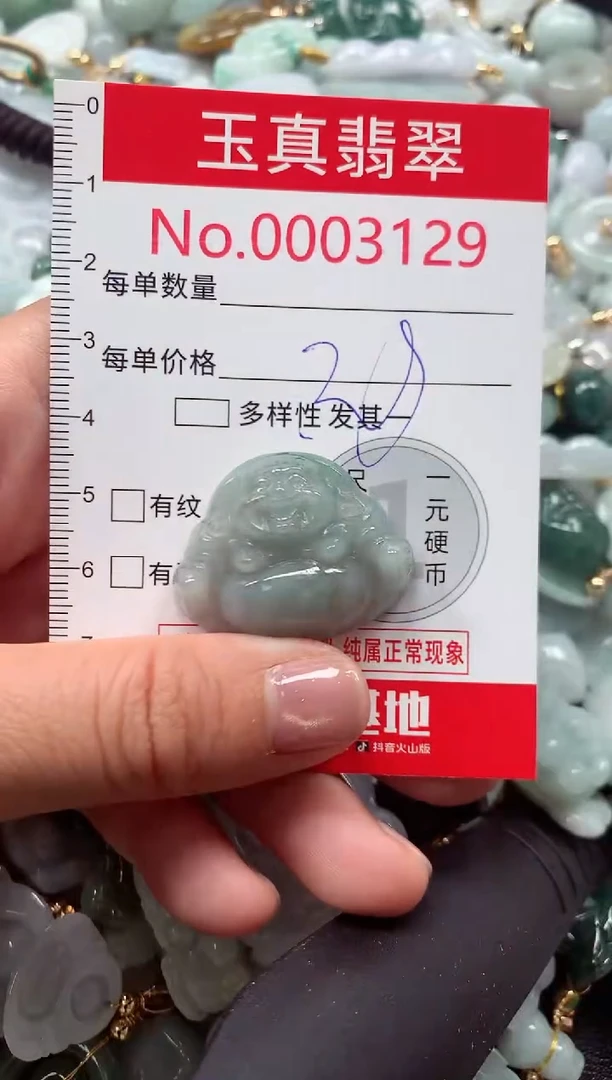 吊坠(不含链)未镶嵌翡翠3129