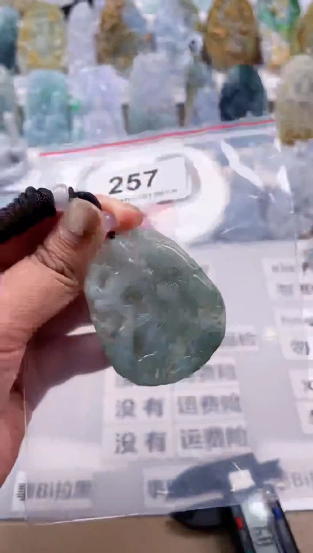 【闪购商品】翡翠颈饰未镶嵌天然缅甸A货翡翠257