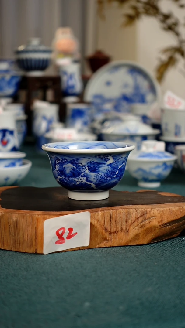 杯082全手工手绘茶器