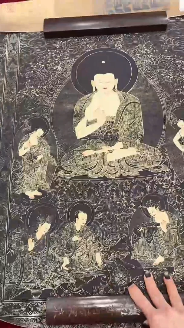 卷轴画唐卡16034