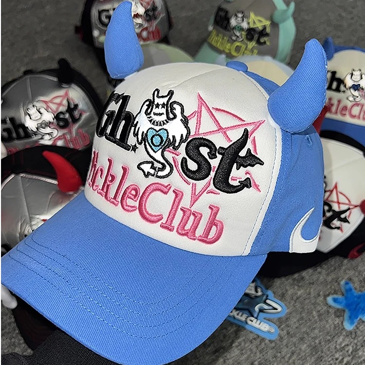 梁拌泡菜PC 幽灵鸭舌帽子二次元亚比显瘦百搭嘻哈街头日常