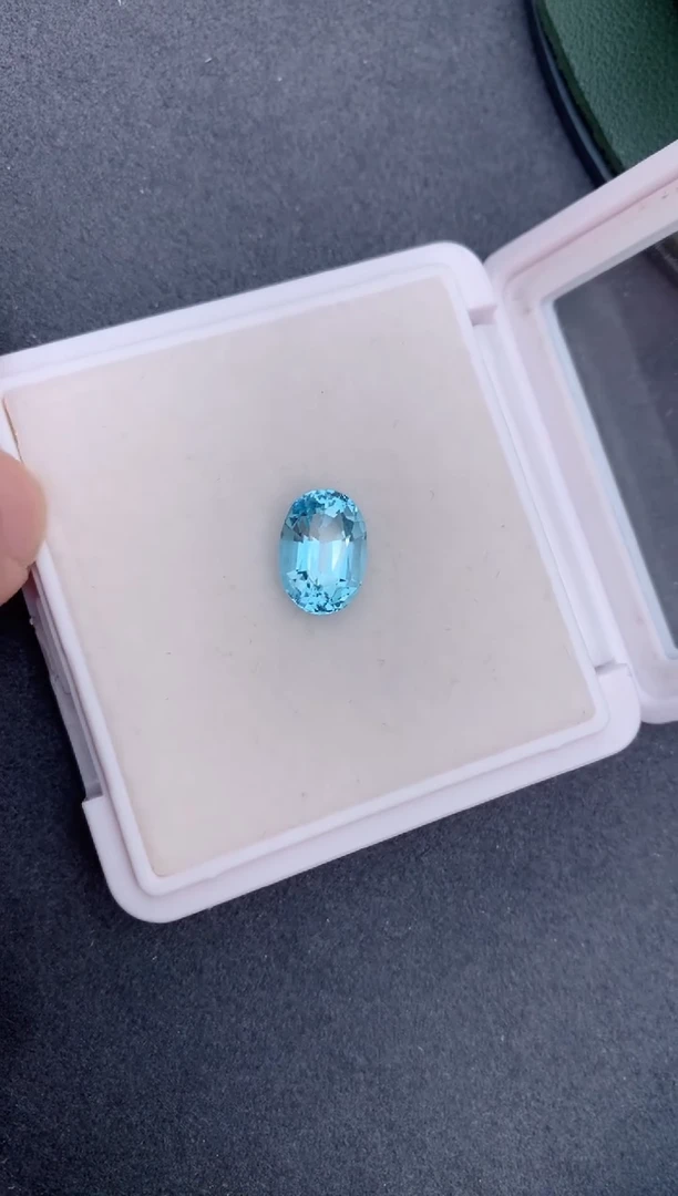 【闪购商品】海蓝宝石裸石未镶嵌4ct海蓝宝
