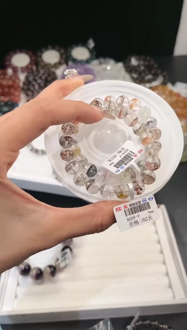 【闪购商品】水晶手链未镶嵌多样性发一莫奈幽灵9mm