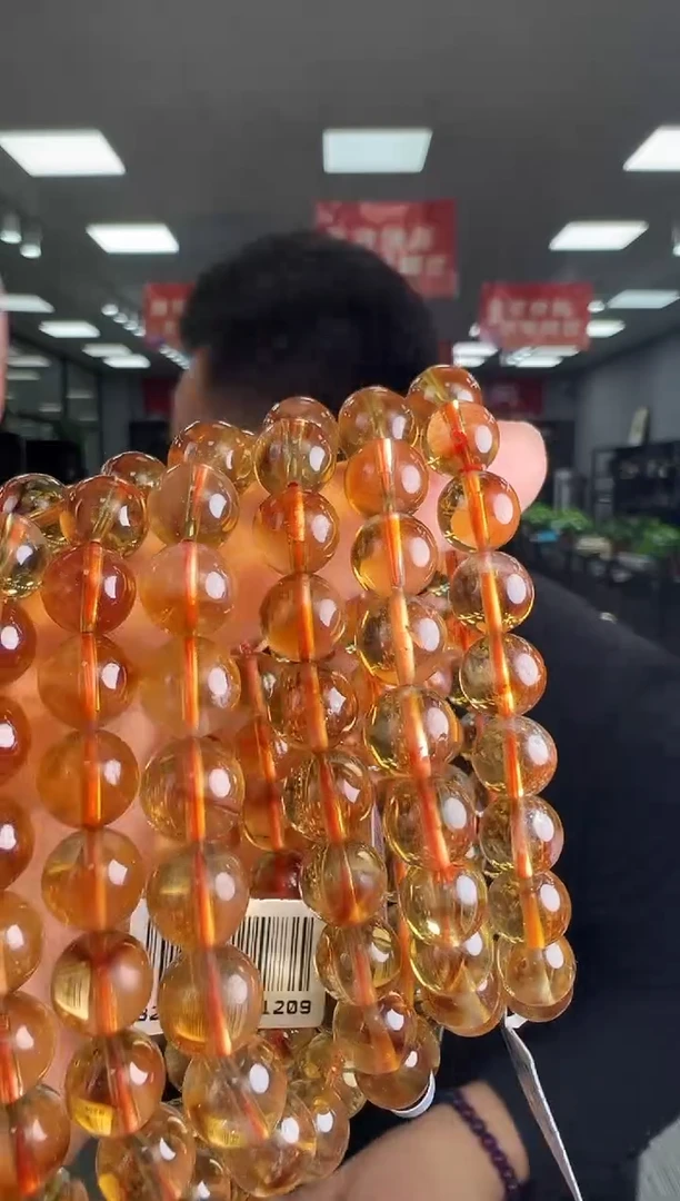 【闪购商品】水晶手链未镶嵌B4 GXL1105约9mm多样性发一件