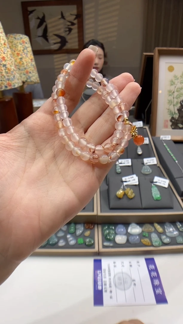 南红玛瑙未镶嵌颈饰珠链