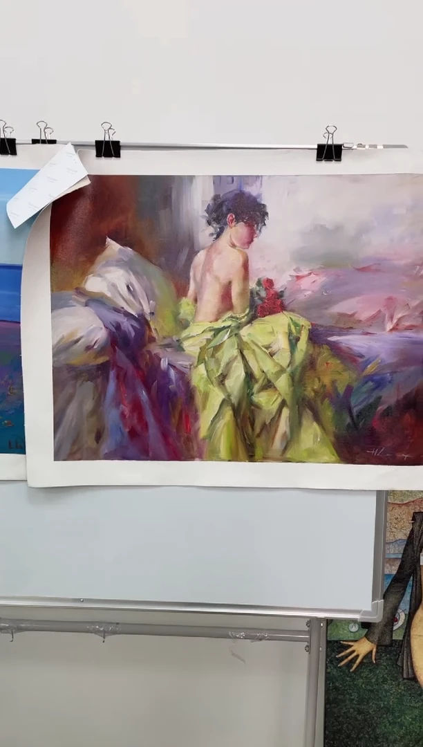 俄罗斯美协版权油画60*80