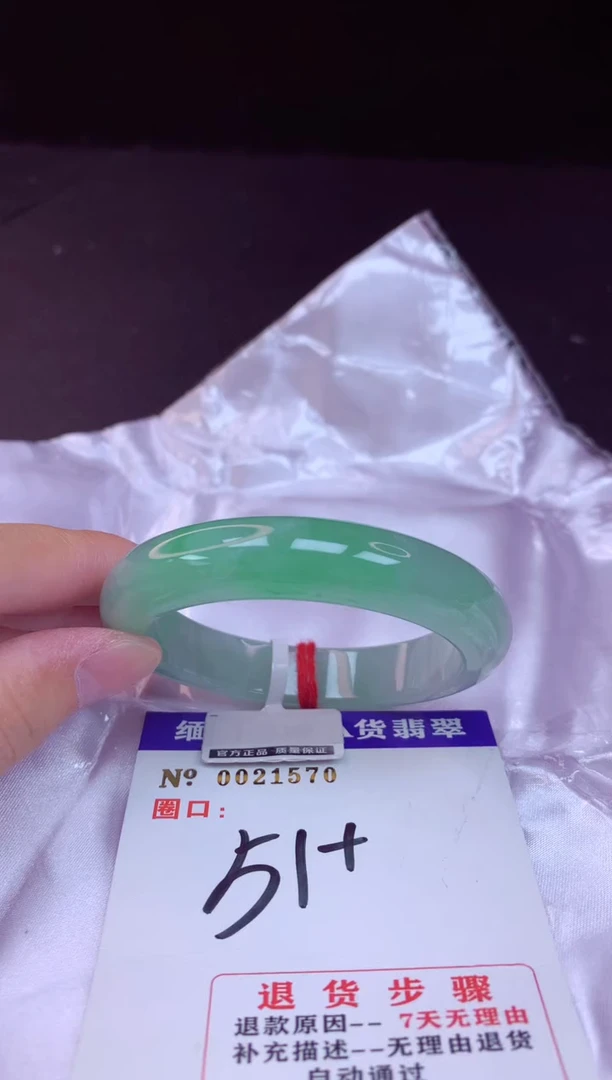翡翠手镯未镶嵌51+