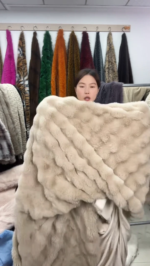 狐狸毛米色泡泡大被子超级福利