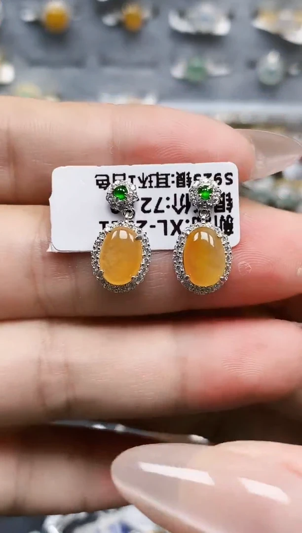 银S925镶嵌戒指翡翠3112