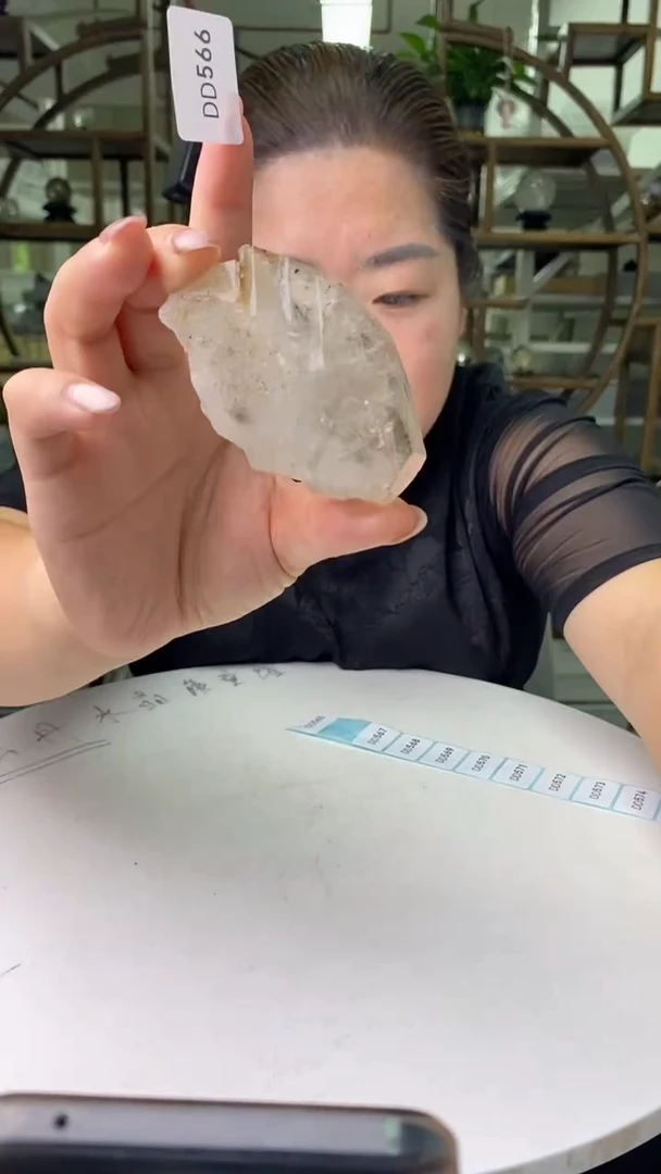 水晶珠宝半成品未镶嵌水胆原石D566