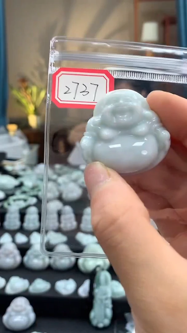 颈饰未镶嵌翡翠佛公2737