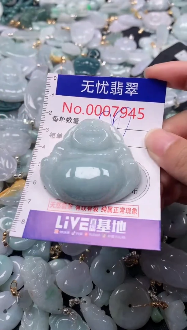 吊坠(不含链)未镶嵌翡翠7945