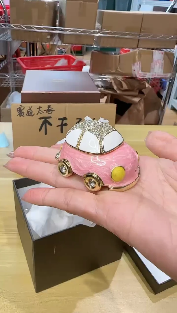 【闪购商品】茶宠珐琅首饰盒摆件AD101