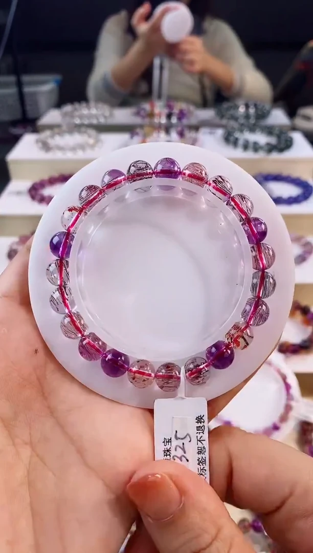 未镶嵌手串水晶仙女超七单圈8m+