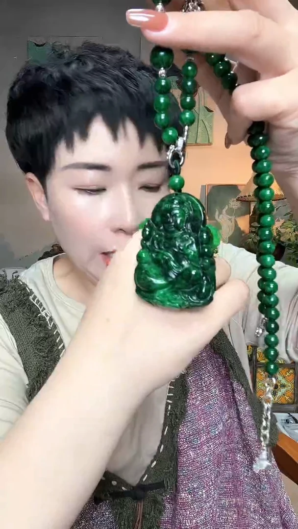 吊坠(赠链)合金翡翠路*179