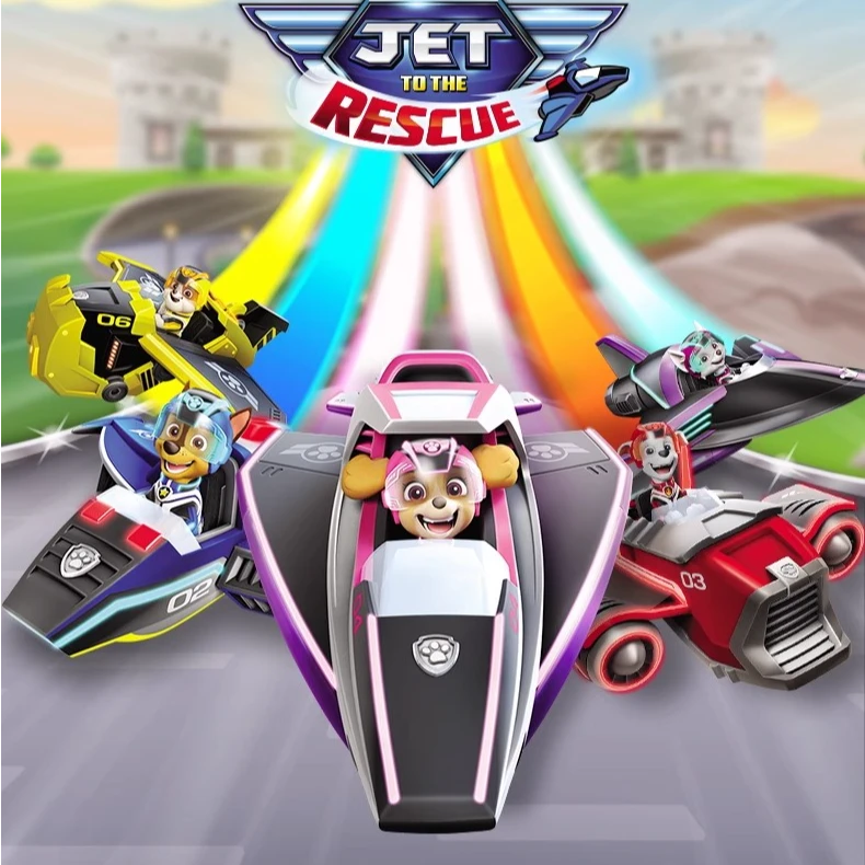PAW PATROL/汪汪队立大功高空喷射系列毛毛珠珠声光变形科学