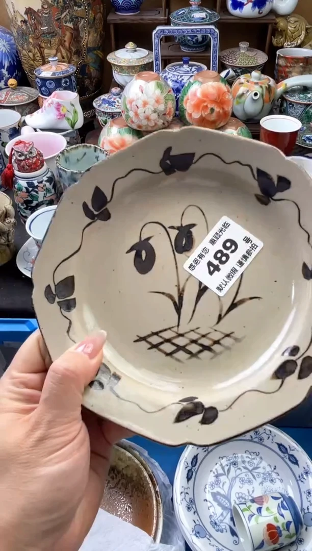 瓷片地**豆489号六六工艺品瓷器