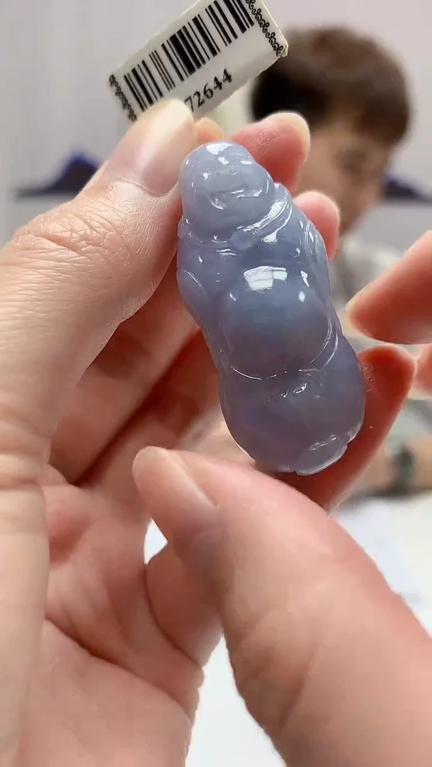 【闪购商品】定制翡翠未镶嵌4868zm-毛货挂件佛25