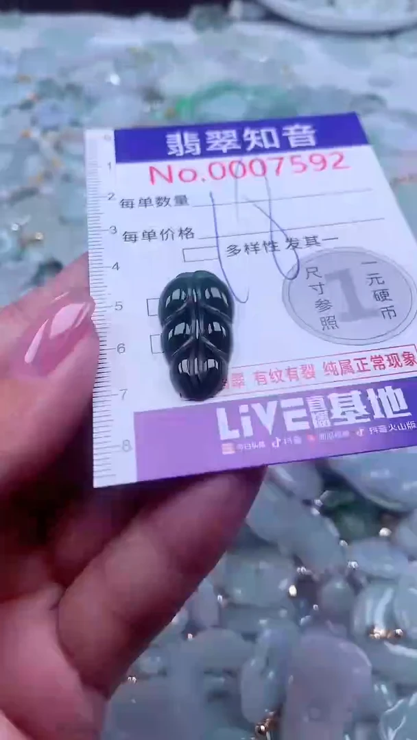 颈饰未镶嵌翡翠7592