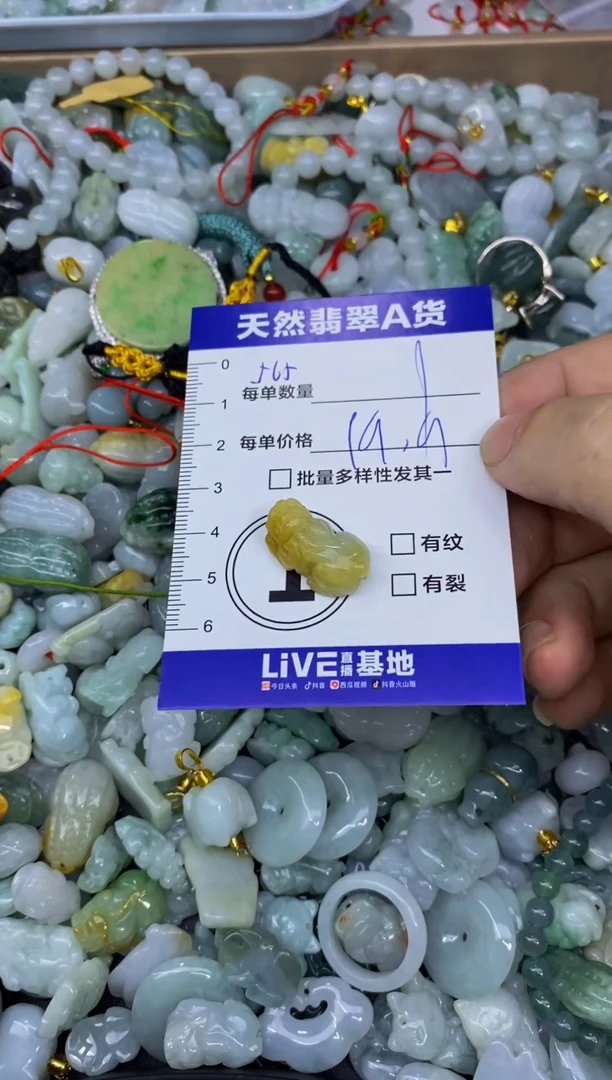 颈饰未镶嵌翡翠天然翡翠A货批量多样性发一件