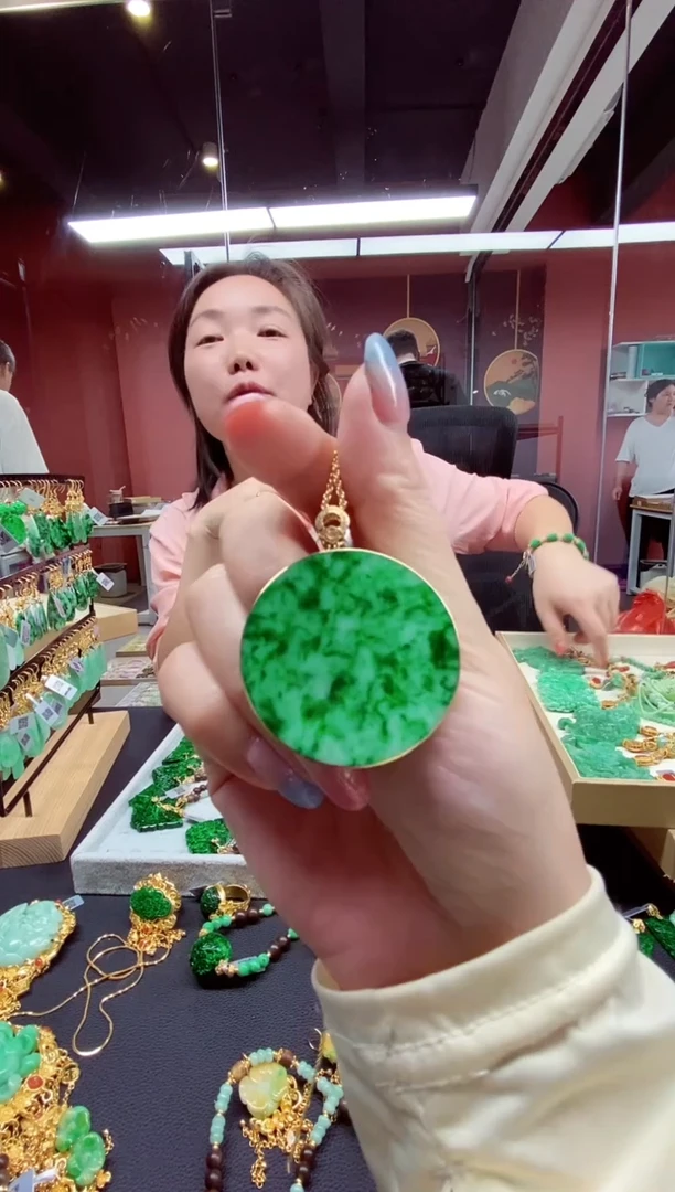 颈饰未镶嵌翡翠翡翠吊坠