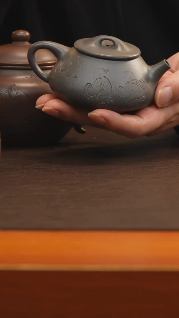 风*原矿高端紫砂 石瓢